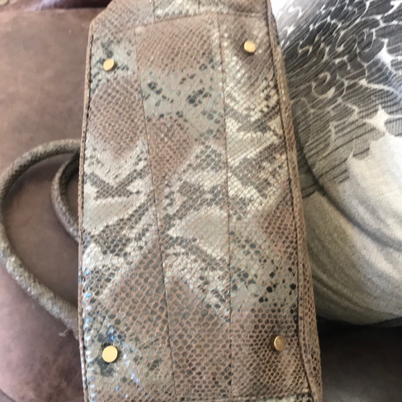 Chico’s faux python print tote - Picture 10 of 10
